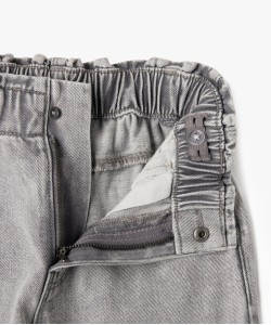 Jean wide leg avec ceinture élastique ajustable fille[MISSING]